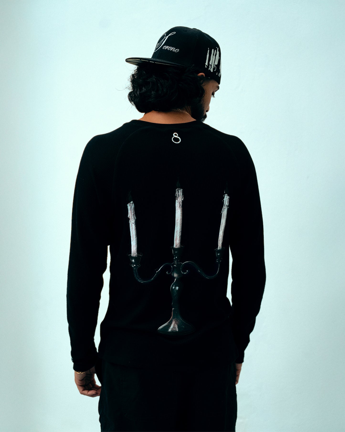 CHANDELIER BLACK WAFFLE