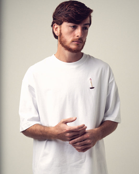 White Basic Tee