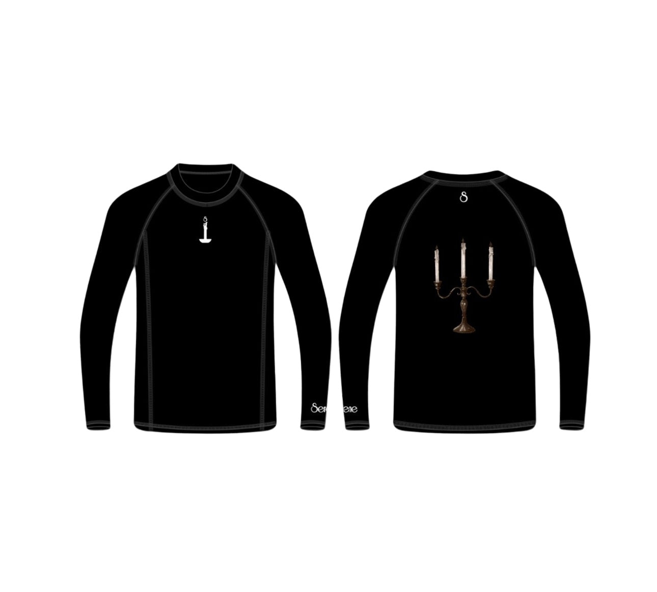 CHANDELIER BLACK WAFFLE